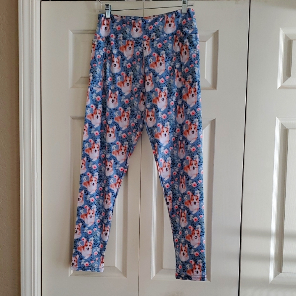 Very Cute Corgi Leggings Sz. S - NWOT